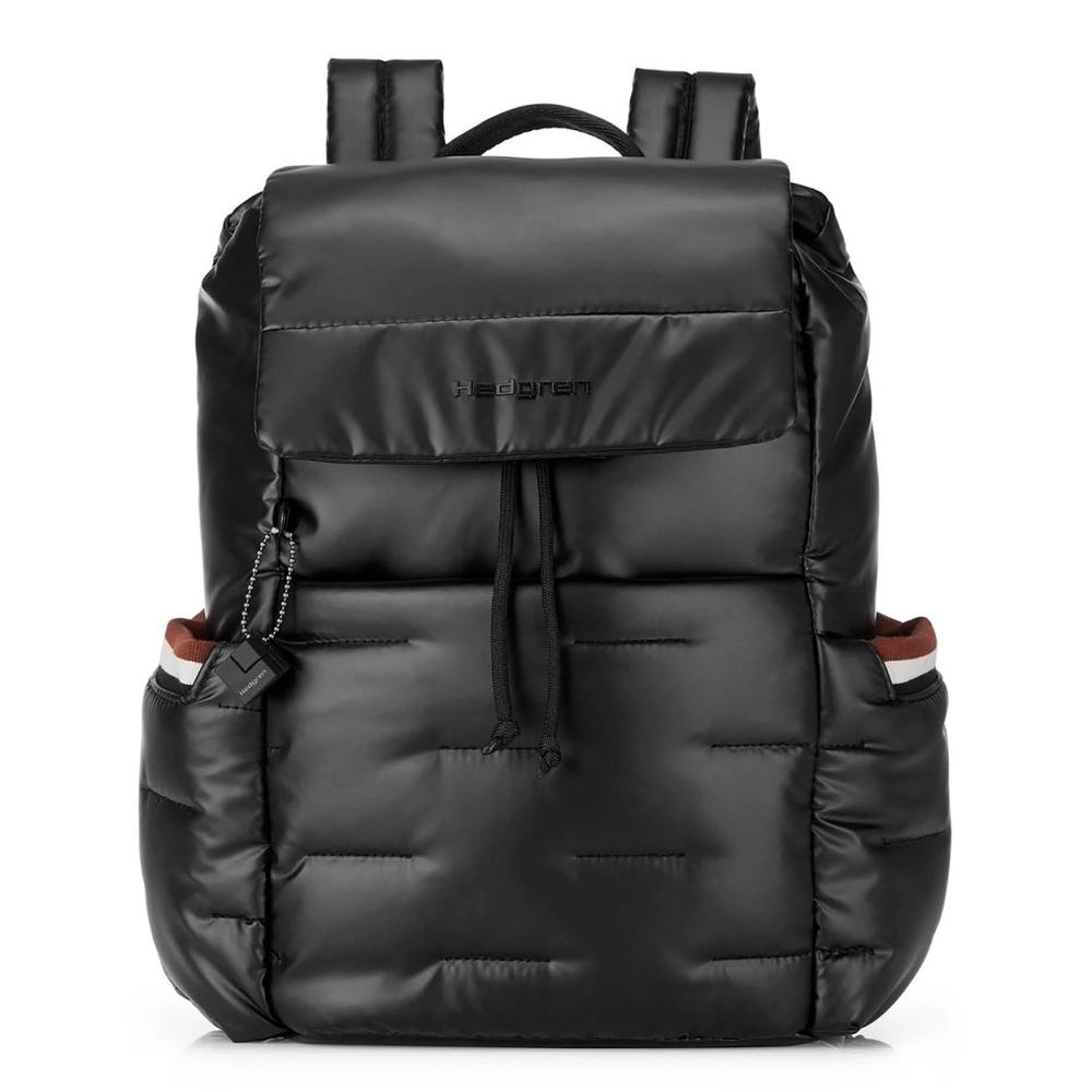 nwot Hedgren Shiny Metallic Puffy Billowy Backpack
